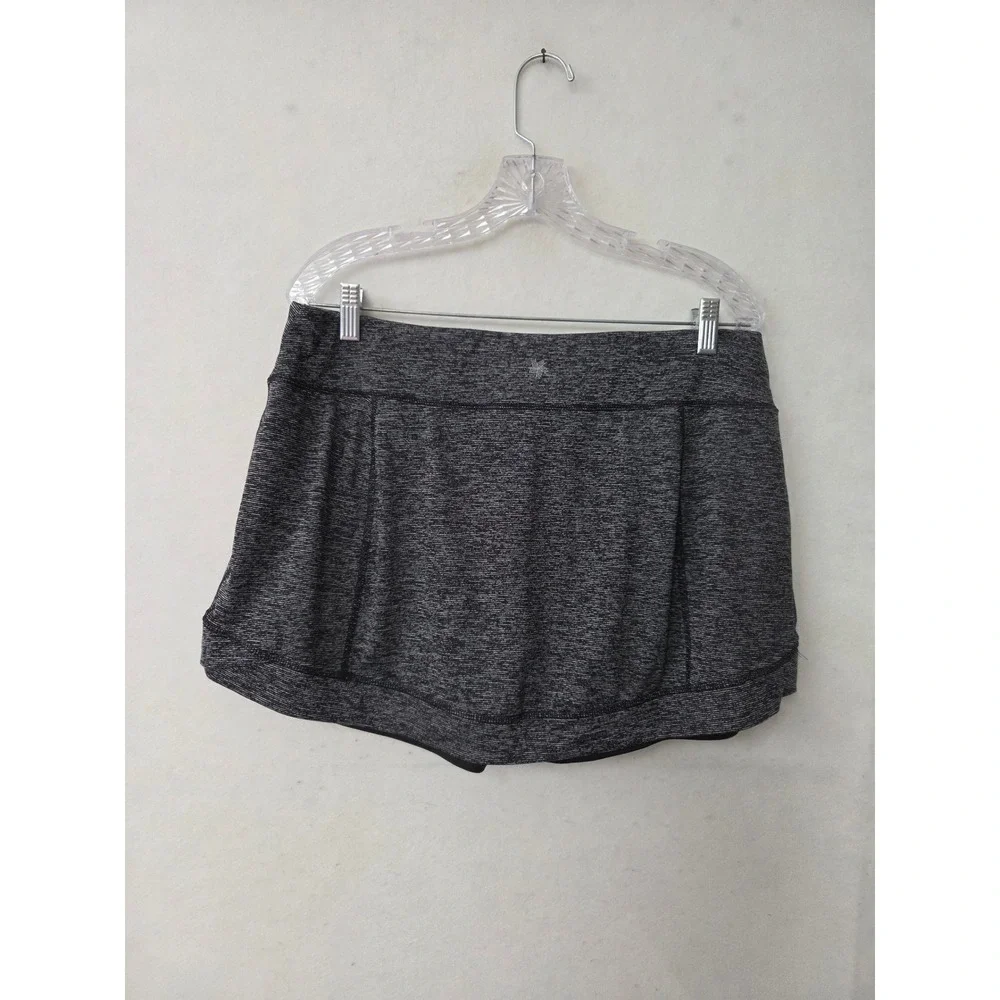 Tek Gear DryTek Skort Women XL Gray Heathered Activewear Tennis Golf Skirt
